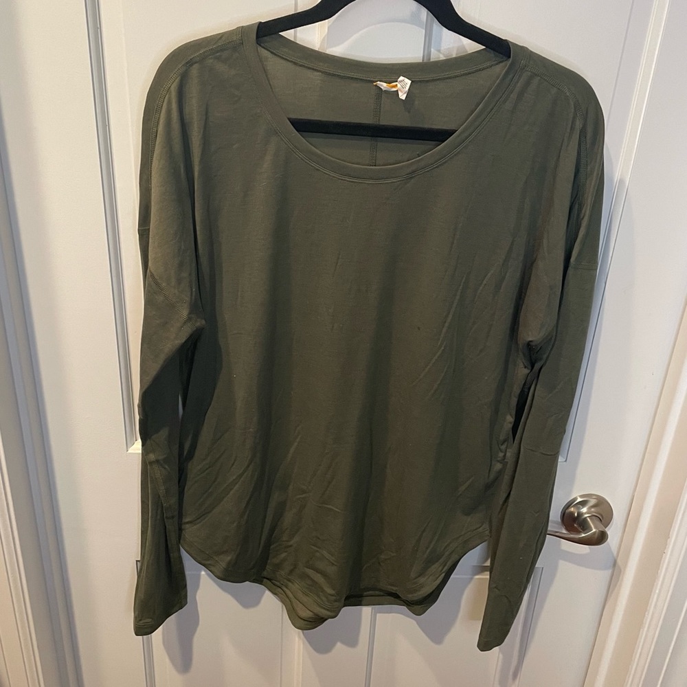Green Lucy long sleeve top